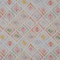 Tissu Double gaze Losanges décolorés sur fond Blanc