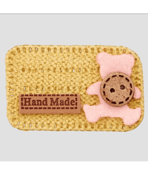 Accessoire Rectangle Teddy, HandMade 45mm - Prym 40 curry jaune