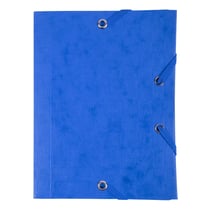 Chemise à élastique 3 rabats Scotten 425g/m2 - Pocket 12x16cm - Couleurs assorties - x 25 - Exacompta