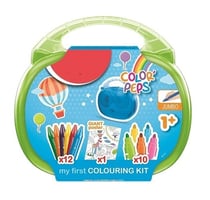 Malette de coloriage premier age color' peps - feutres, crayons de cire - maped - 897416