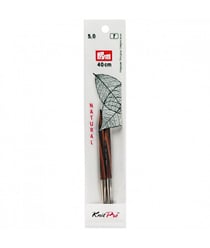 Aiguilles interchangeables courtes NATURAL N° 3 à 6 à l'unité - Prym - Knit Pro taille n°5
