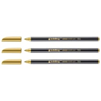 Lot de 3 feutres de coloriage métalliques EDDING Or Métallisé pointe ronde 1-3 mm