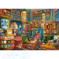 Puzzle librairie anglaise 1000 pièces - collection nostalgie - magasin de livres - educa - 19925