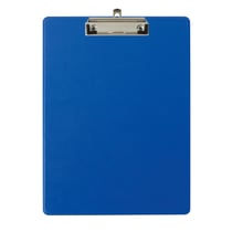 Porte-bloc avec pochette - Format 23x32cm pour A4 - Bleu - x 10 - Exacompta