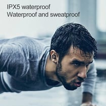 Ecouteurs Bluetooth 5.0 Stéréo Sans Fil Sport Avec Réduction De Bruit Blanc YONIS