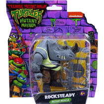 Figurine rocksteady 12 cm - les tortues ninja mutant mayhem - tmnt - turtles - giochi preziosi