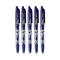 Lot de 5 stylos FriXion Ball pointe moyenne 0.7mm bleu Pilot