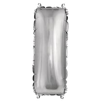 Ballon Lettre I, 40cm, 1pce. , argent