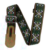 GROOVIT® – Sangle Jacquard Trèfle Celtique / Édition Métal