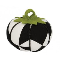 Tomates porte épingles noir et blanc graphique 8cm