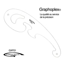 Graphoplex - Pistolet en Altuglas transparent 30 cm