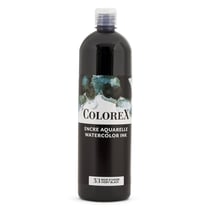 Encre aquarelle - Noir d'ivoire - Pébéo - Colorex - Calligraphie, dessin - 1L
