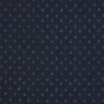Tissu Jeans Denim pois Nolyn bleu clair sur fond Bleu marine - Au mètre