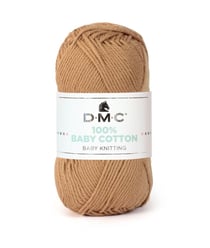 Coton à tricoter 100% Baby Cotton - DMC - certifié Oeko-Tex 776 Marron
