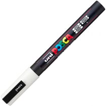 Marqueur Posca PC-3M blanc | pointe fine conique