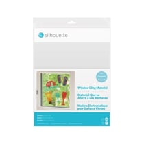 Matière autocollante transparente imprimable pour fênetres