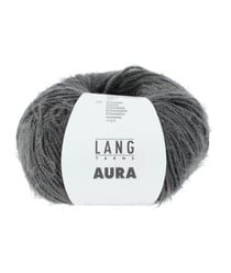 Pelote de Coton AURA - Lang Yarns 0024 Gris