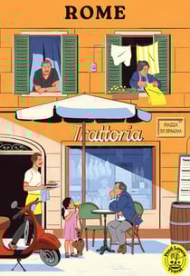 Puzzle 1000 pièces - Rome - Hachette