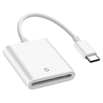 Lecteur Carte SD, Adaptateur USB-C Blanc