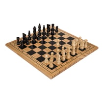 Jeu d'échec en bois Grand Modèle
