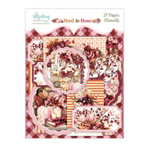 Tags éléments décoratifs en papiers scrapbooking carterie RUST & ROSE