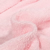 Tissu Eponge légère 340 g/m² uni Rose bébé
