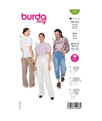 Patron Burda 5687 - Chemisier taille n°FR 34-44