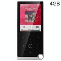Lecteur MP4 Rouge Écran Tactile 2.4' 4GB Audio Vidéo Sans Bluetooth Gris YONIS