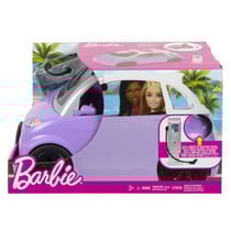 Voiture électrique et station de recharge barbie - cabriolet, vehicule, auto - mattel - hjv36