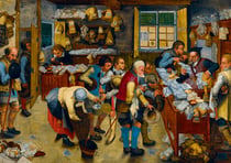 Puzzle 1000 pièces - Pieter Brueghel the Younger - The Tax-collector's Office, 1615 - Bluebird Puzzle