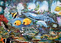 Puzzle 500 pièces - Underwater World - Bluebird Puzzle