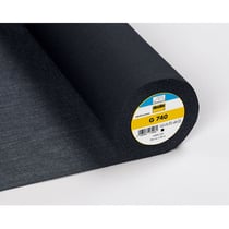 Entoilage Tissé Thermocollant Vlieseline G740 Noir