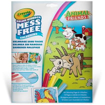 Set de coloriage - Crayola - Animal Friends - Livre - 4 feutres - Dès 3 ans