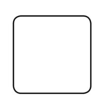 Armature abat-jour carré 25 cm