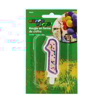 Bougie anniversaire chiffre 1