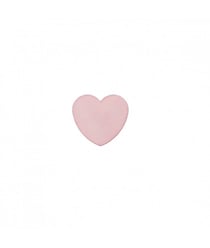 Carte de 3 boutons Coeur à queue 12mm - Prym Rose Clair