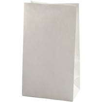 Sachet en papier Blanc - 15 x 27 x 9 cm - 100 pcs