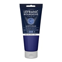 Peinture acrylique - Bleu de Cobalt - 064 - Fine - Lefranc Bourgeois - Tube 200ml