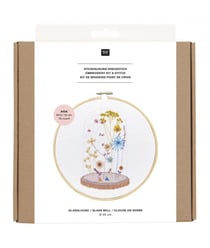 Kit de broderie cloche en verre - Rico Design Multicolore