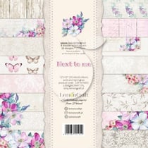 8 papiers scrapbooking 30.5 x 30.5 cm LemonCraft NEXT TO ME