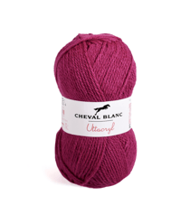 Fil à tricoter UTTACRYL - Cheval Blanc 252 PRUNE