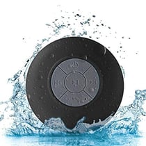 Enceinte Bluetooth Waterproof Portable Mini Subwoofer Pour Douche Avec Micro Intégré Noir YONIS