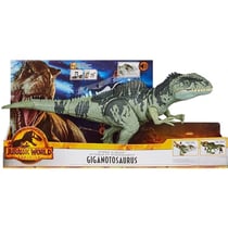 Coffret dinosaure giganotosaurus - articule et sonore - dino attaque supreme - jurassic world - mattel gyc94
