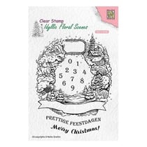 Tampon transparent scrapbooking Nellie's choice NOEL 20