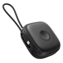 Swissten Batterie Externe MagSafe 15W 10000mAh avec Câbles USB-C et Lightning Noir