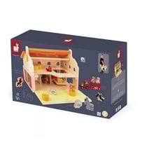 Ma Première Ferme Janod en Bois avec Animaux et Accessoires