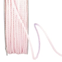 Bobine 30m cordelière polyester 2mm rose clair