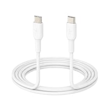 Belkin Câble USB-C vers USB-C pour Appareils USB-C Charge Rapide et Synchronisation Blanc