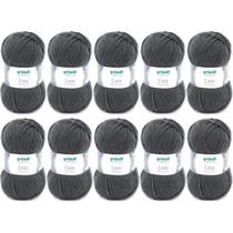 10 pelotes de laine - Anthracite - 25 - 100% acrylique - 3,5/4,5 mm - Gründl - Lisa Premium