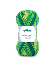Fil à tricoter LISA PREMIUM COLOR - Grundl - certifiée Oeko-Tex 27 Multicolore